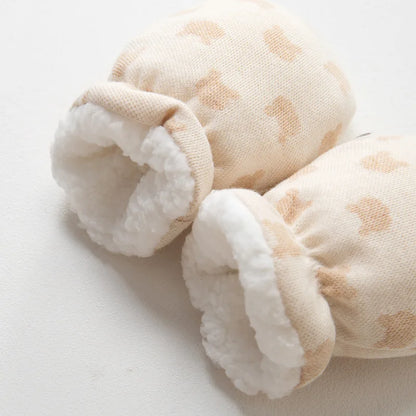 Newborn Gloves Winter Baby Anti-Grab Mittens Full Finger Warmth