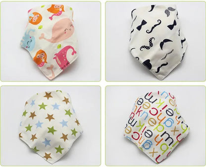 Baby Triangle Cotton Cartoon Bibs