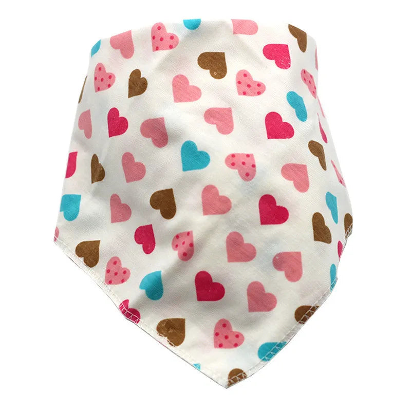 Baby Triangle Cotton Cartoon Bibs