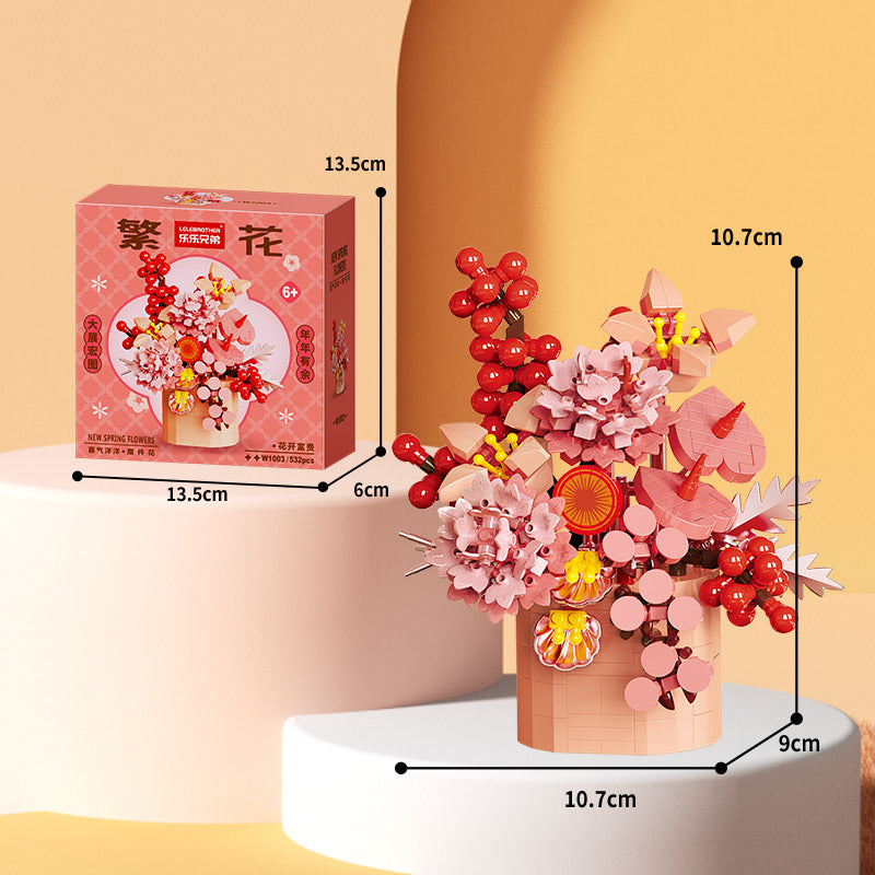 Flower Basket Building Blocks