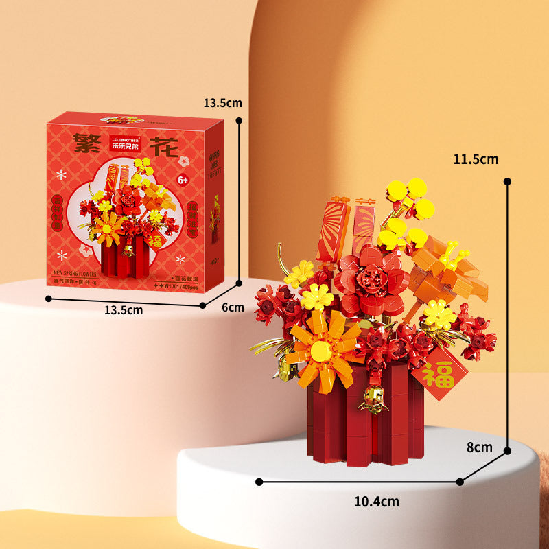Flower Basket Building Blocks