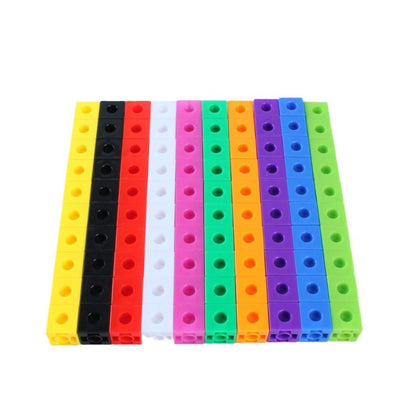 2cm Square Toy Math Matching Building Blocks