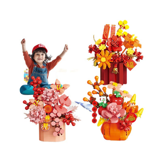 Flower Basket Building Blocks