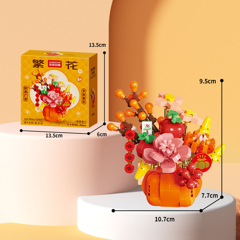 Flower Basket Building Blocks