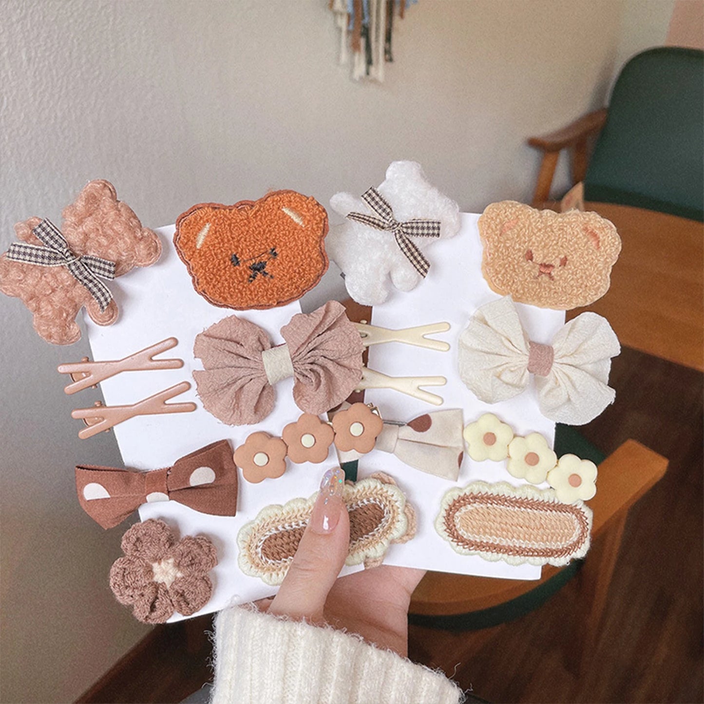 9PCS Set Hair Clip Accessories for Girls