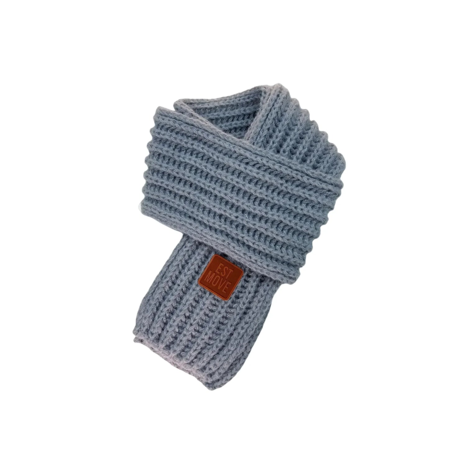 Multicoloured Unisex Winter Knitted Scarf