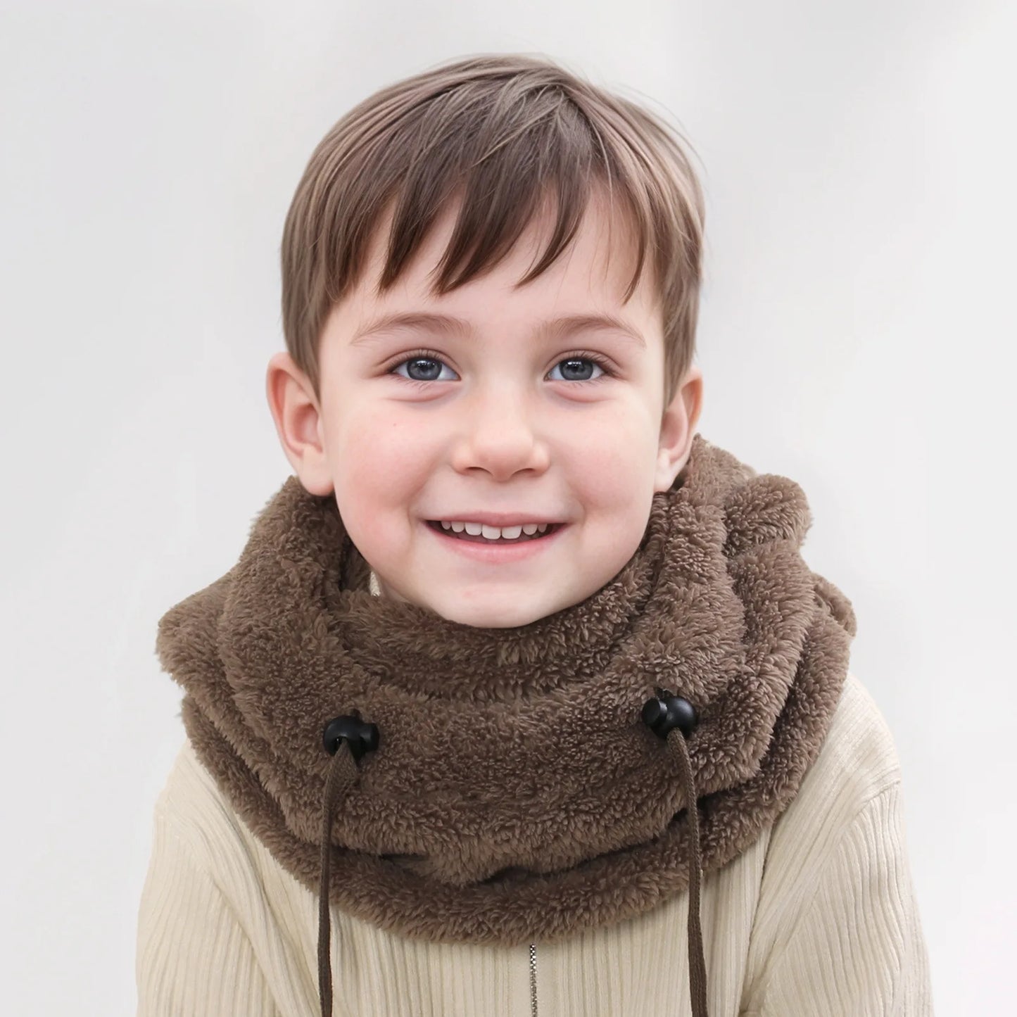 Velvet Ear-Protecting Scarfs for Boys and Girls