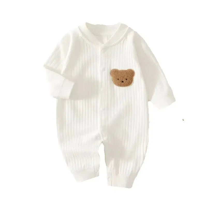 3-9 Months Baby Romper Cartoon Bear Cotton Jumpsuit