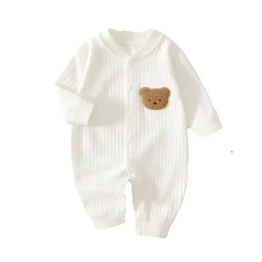 3-9 Months Baby Romper Cartoon Bear Cotton Jumpsuit