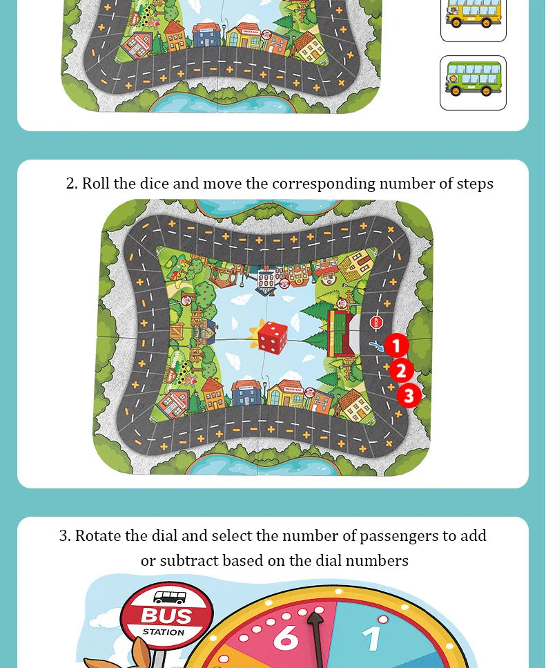 Kids Addition and Subtraction Tabletop Game