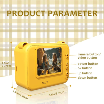 Kids Digital Camera Photography Instantly Prints Photos