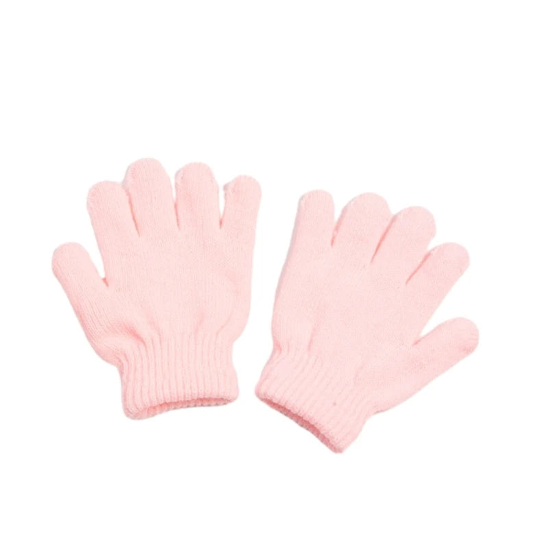 Knitted Full Finger Gloves Outdoor Winter Warm Mitten