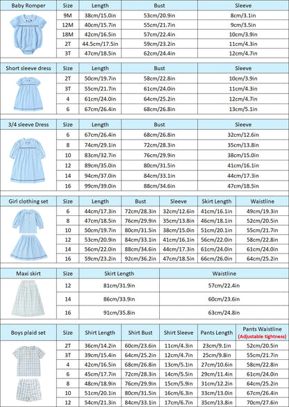 Matching Embroidery Set For Boys & Girls