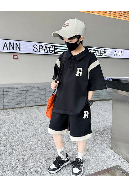Teenagers Summer Boys Clothing Sets