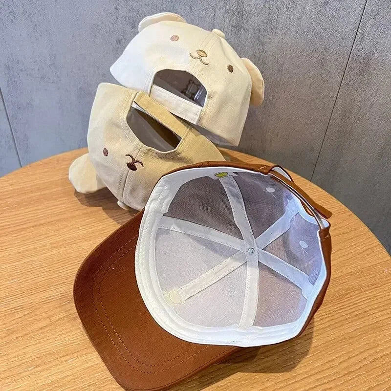 Cartoon Bear Baseball Cap