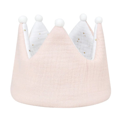 Double Sided Cotton Baby Birthday Crown Hat