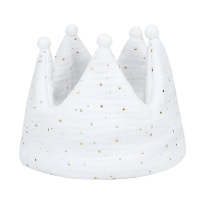 Double Sided Cotton Baby Birthday Crown Hat