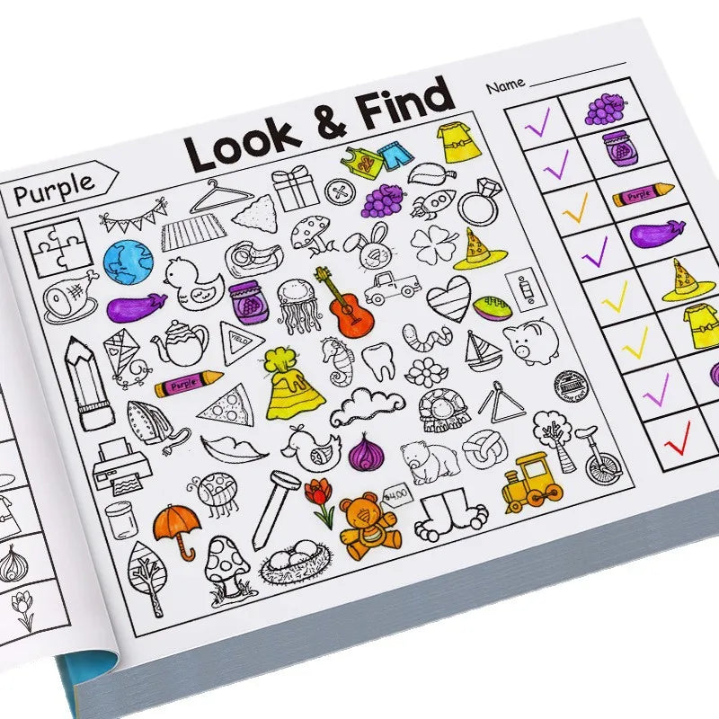 Find Items Coloring Books - Great for Thinking