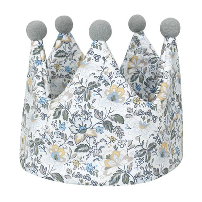 Double Sided Cotton Baby Birthday Crown Hat