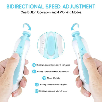 Electric Nail Trimmer Baby Tool Set