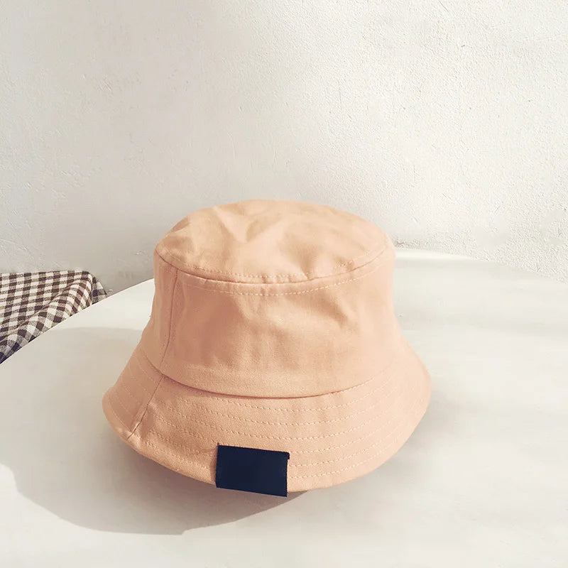 Baby Bucket Cartoon Cute Bear Embroidery Cap