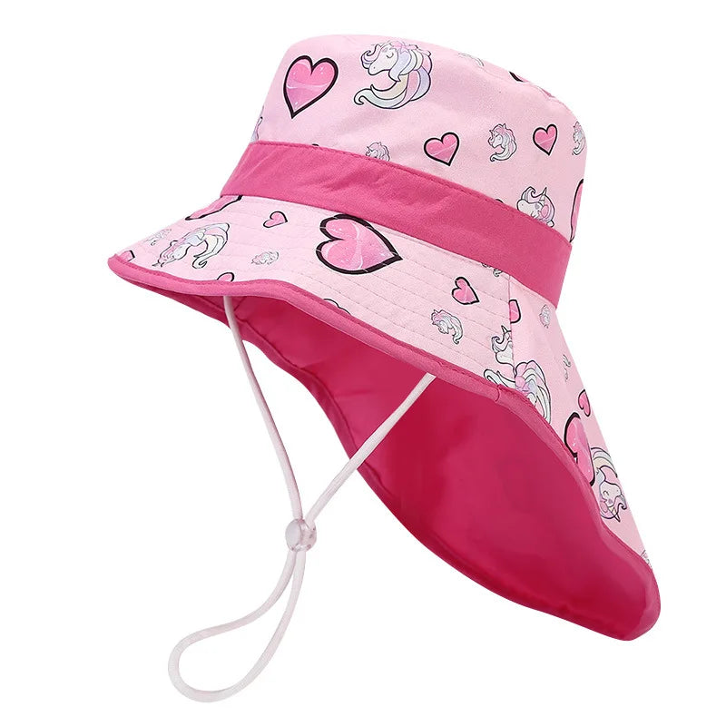 Summer Fisherman Bucket Hat for Boys & Girls