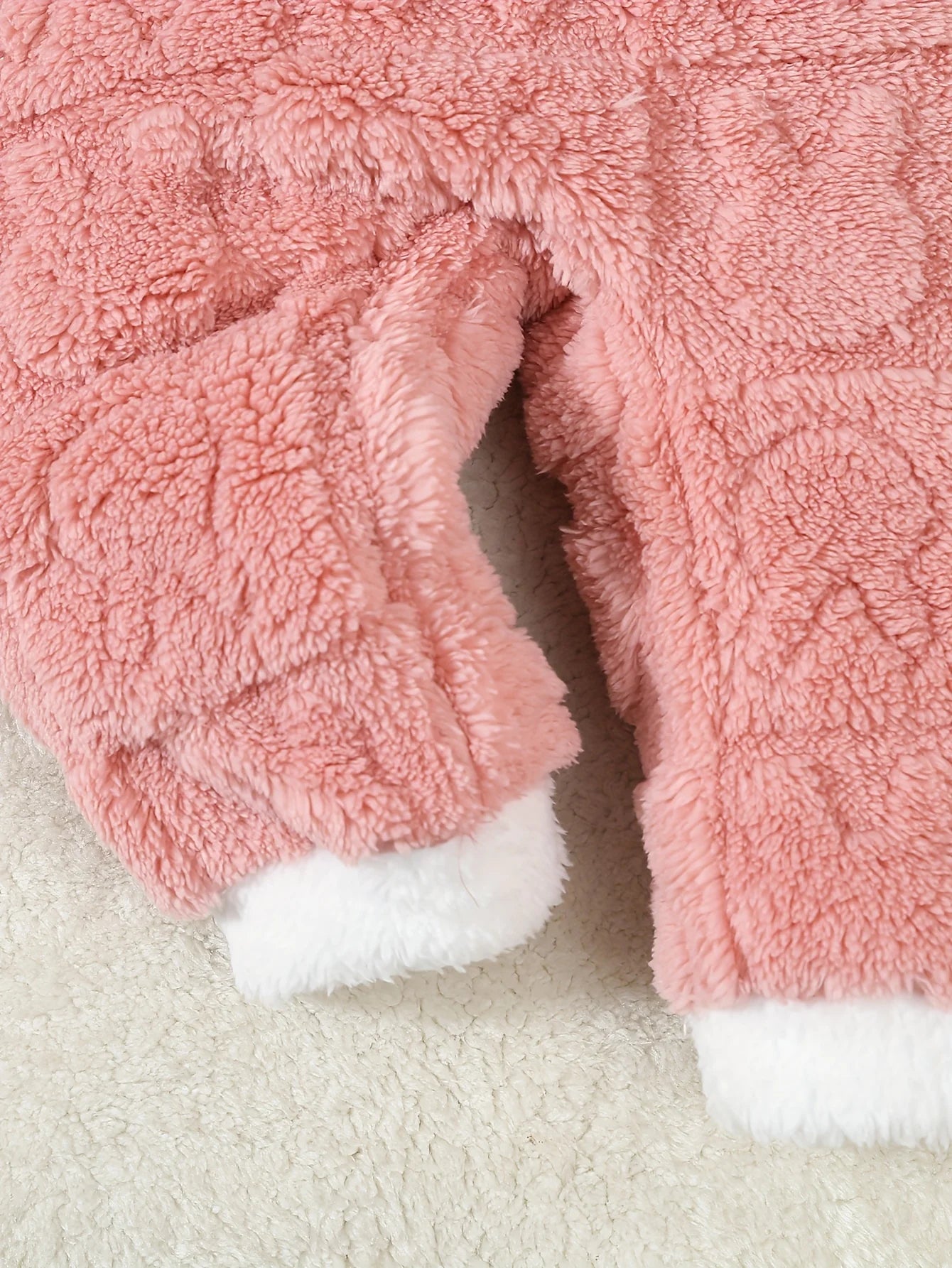 Autumn And Winter Plush Hooded Dress