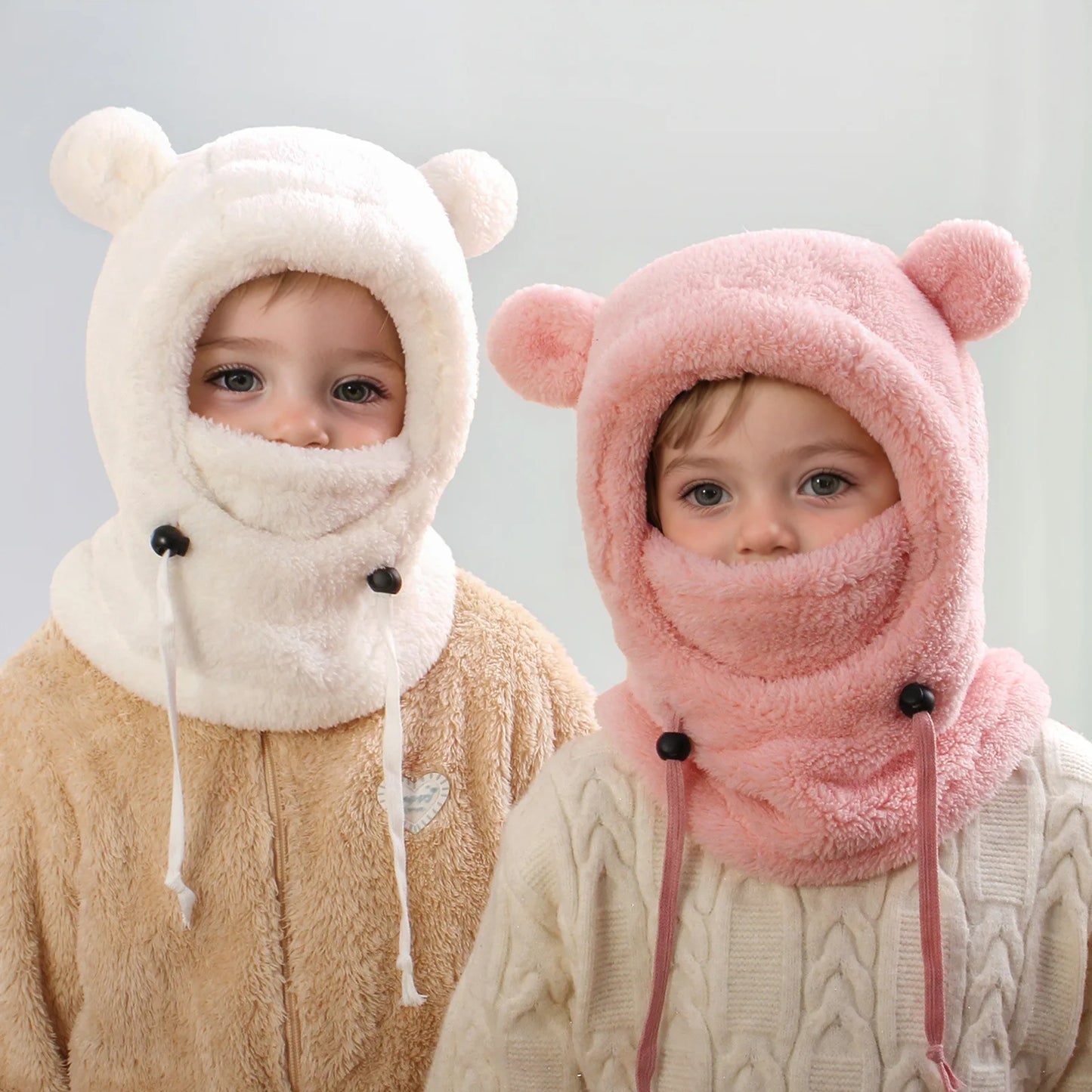 Velvet Ear-Protecting Scarfs for Boys and Girls