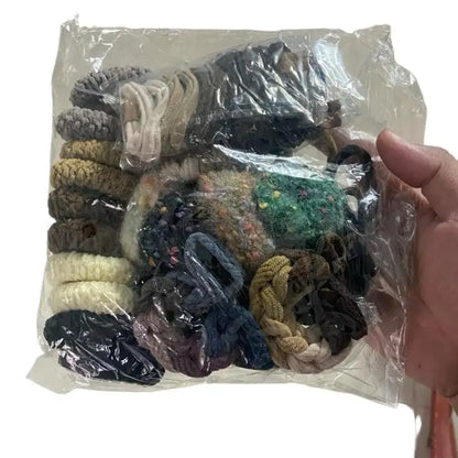 Set Of 86 Hair Ties In Various Colors