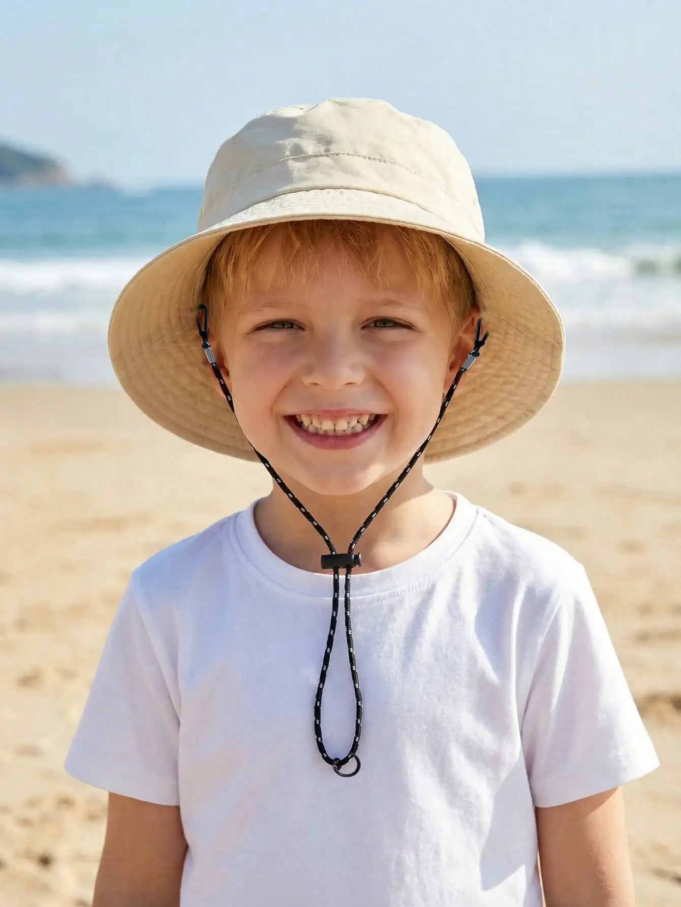 Adjustable Drawstring Bucket Hat Summer Outdoor Fun