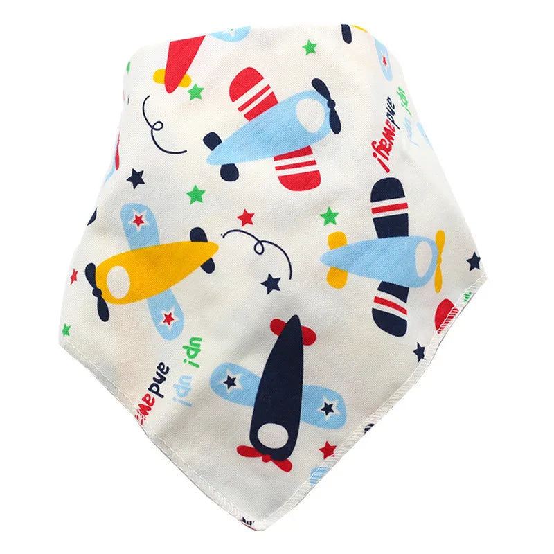 Baby Triangle Cotton Cartoon Bibs
