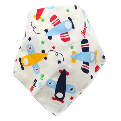 Baby Triangle Cotton Cartoon Bibs