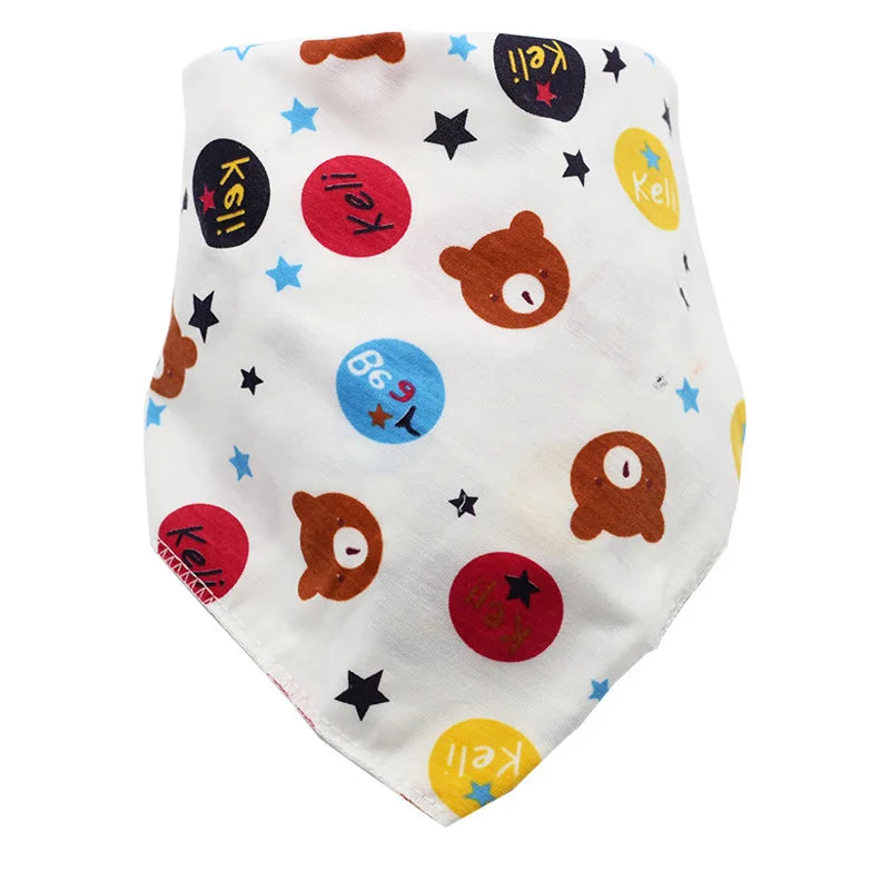 Baby Triangle Cotton Cartoon Bibs
