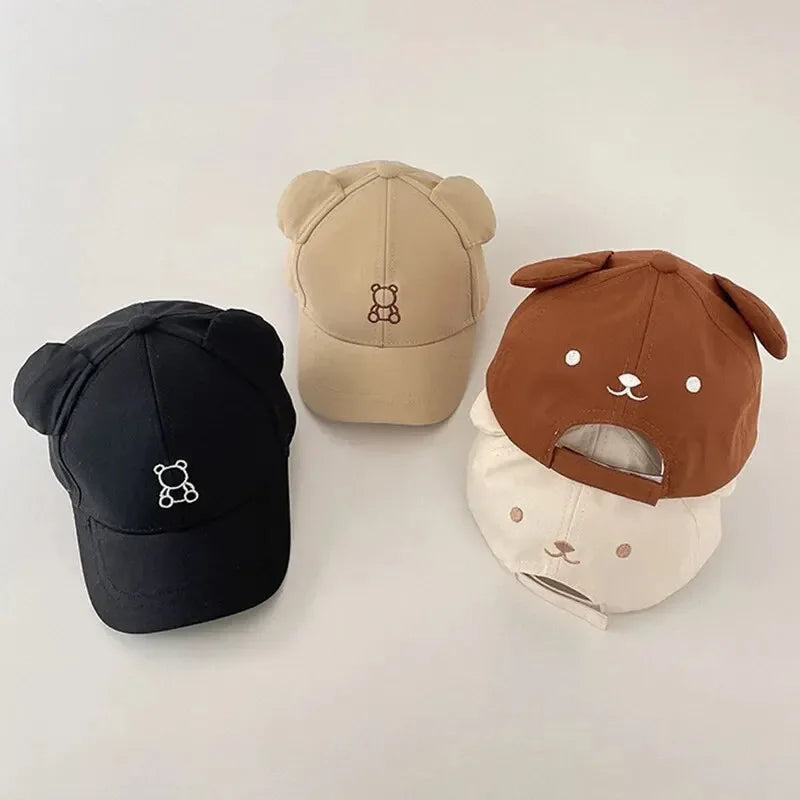 Cartoon Bear Baseball Cap