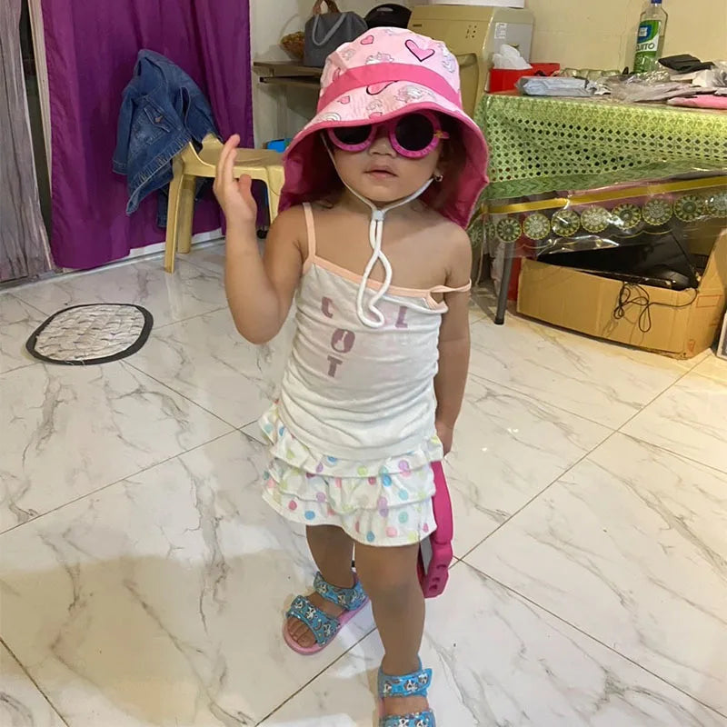 Summer Fisherman Bucket Hat for Boys & Girls