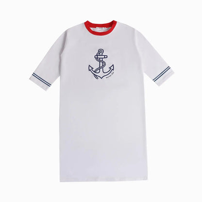 Matching Anchor Summer Outfit Set for Girls & Boys