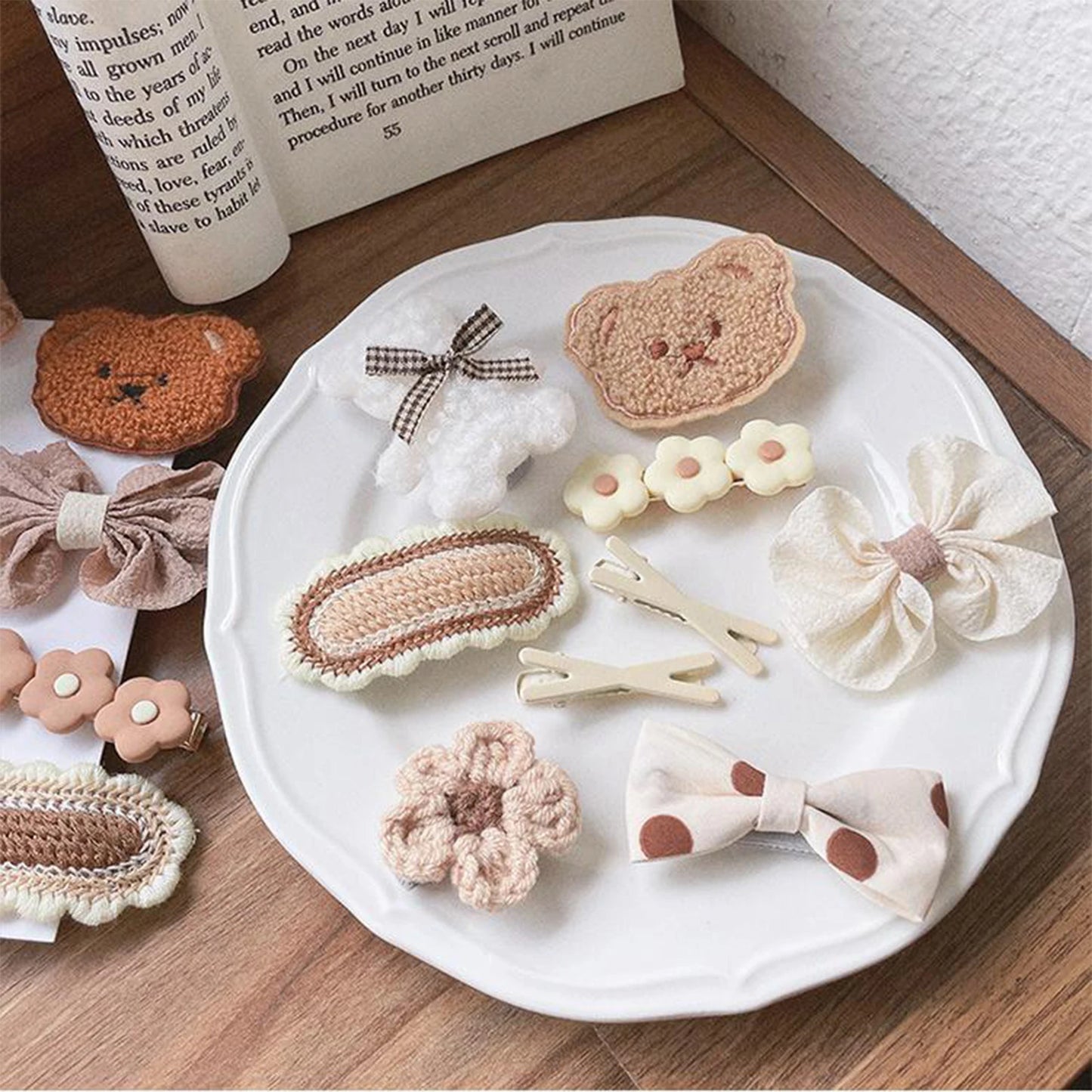 9PCS Set Hair Clip Accessories for Girls