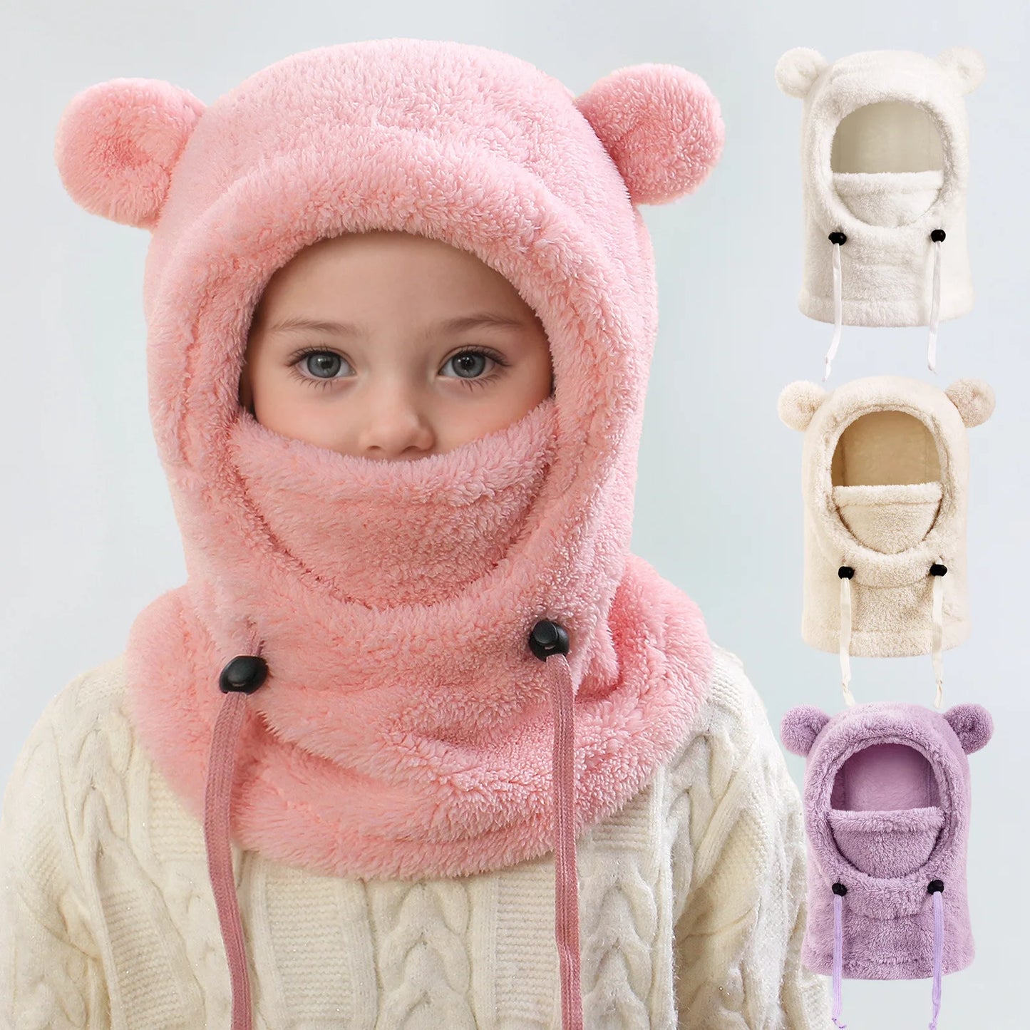 Velvet Ear-Protecting Scarfs for Boys and Girls
