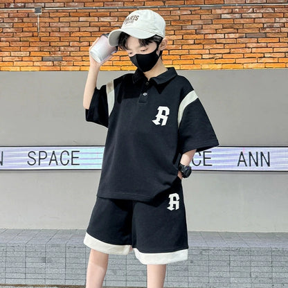 Teenagers Summer Boys Clothing Sets