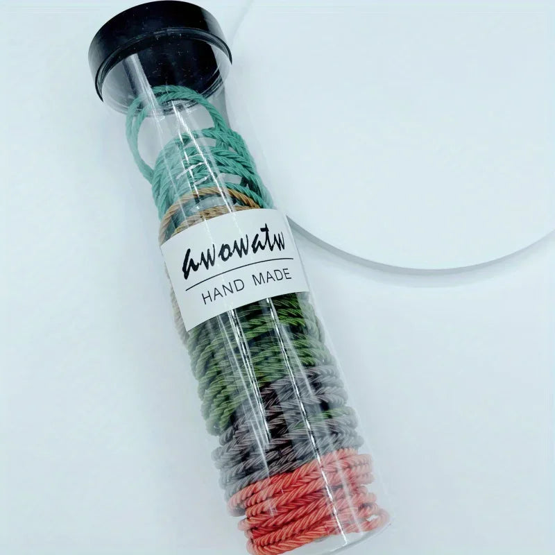100pcs Seamless Hair Rings Elastic Hair Ties