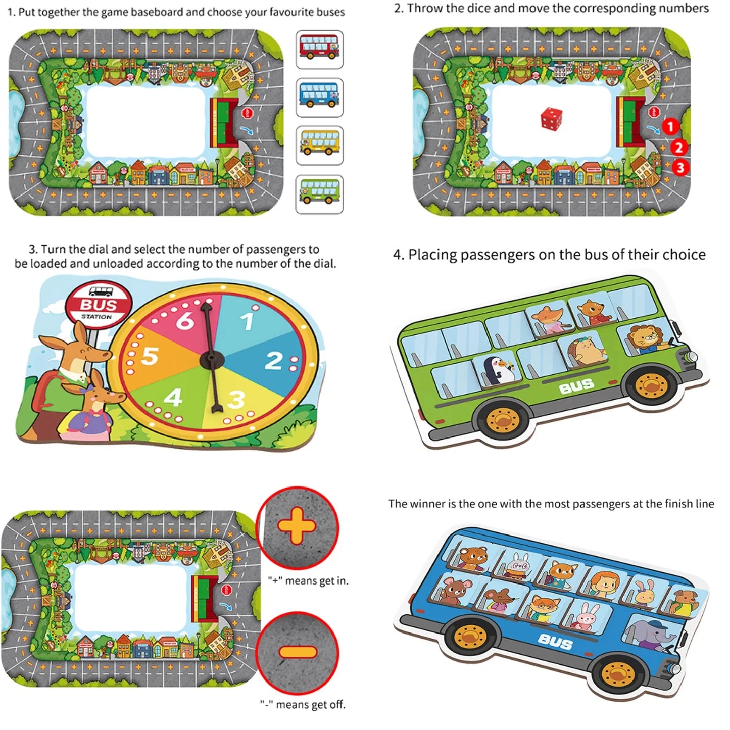 Kids Addition and Subtraction Tabletop Game