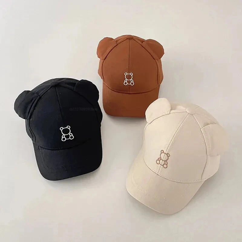 Cartoon Bear Baseball Cap