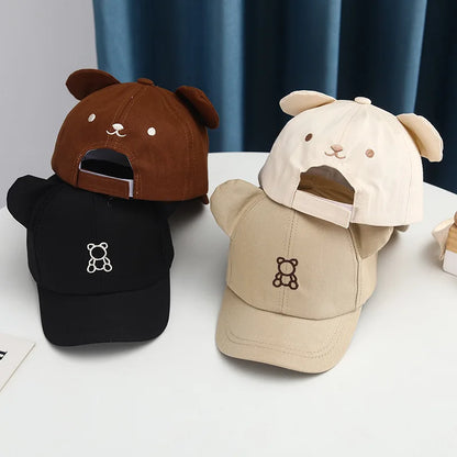 Cartoon Bear Baseball Cap