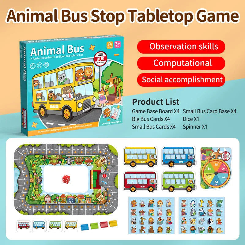 Kids Addition and Subtraction Tabletop Game