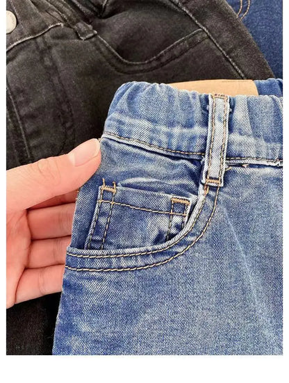 Boys Loose Thin Denim Long Pants