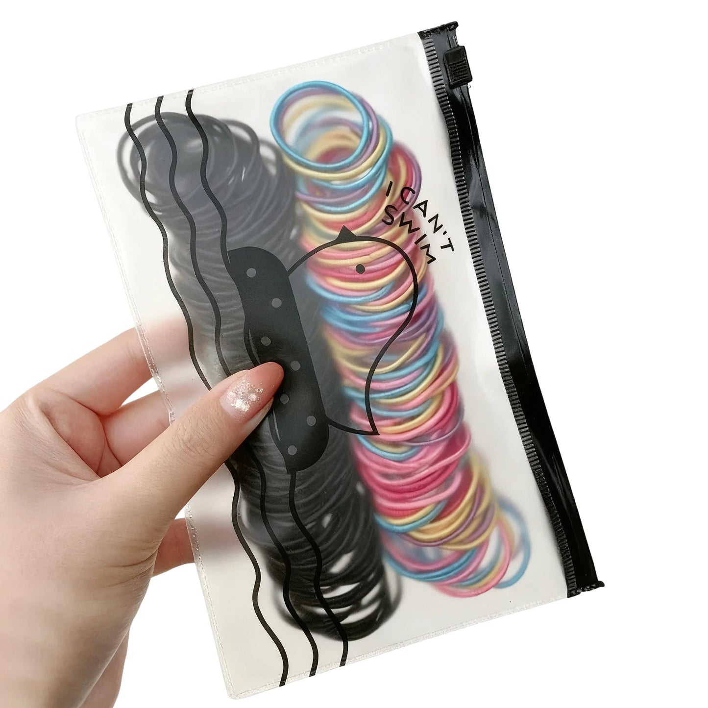 100 Pieces- Cute Hair Ties For Kids & Girls