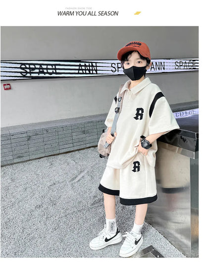 Teenagers Summer Boys Clothing Sets