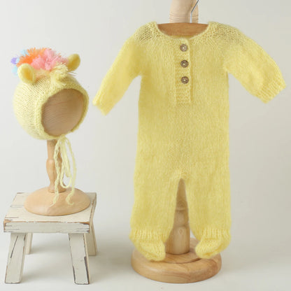 Newborn knitted Horse Jumpsuits Outfit