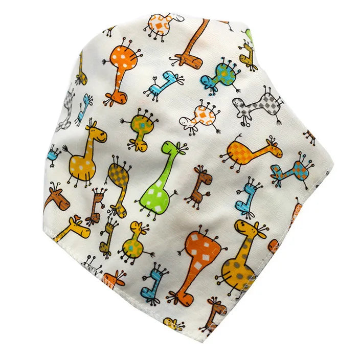 Baby Triangle Cotton Cartoon Bibs