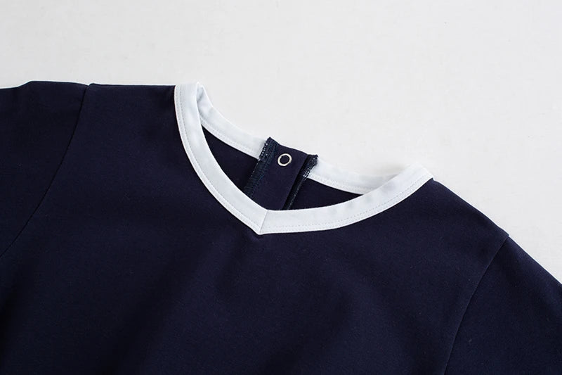Matching Anchor Summer Outfit Set for Girls & Boys